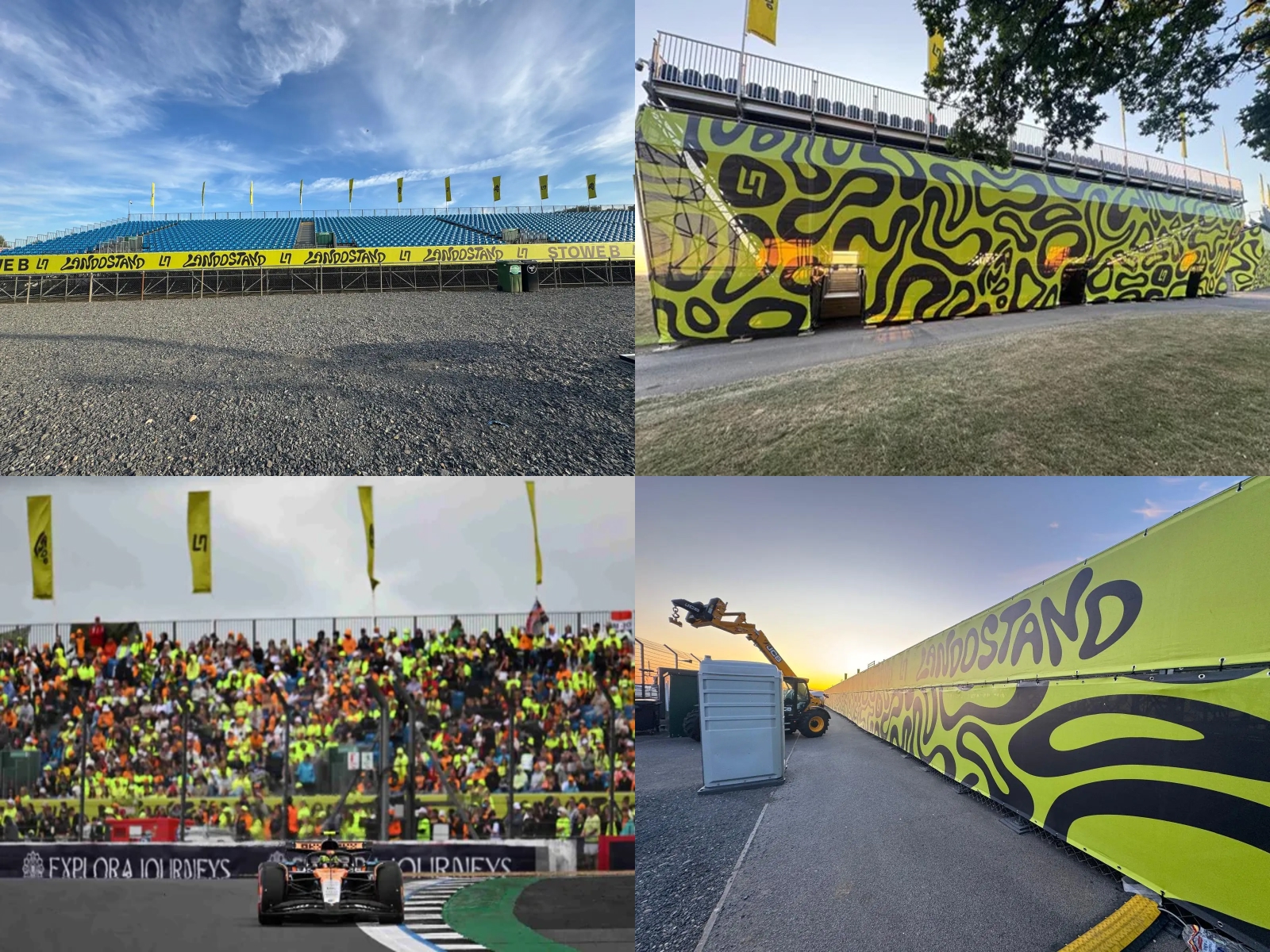 ARC UK won the Sign Industry Award 2026 for a large format textile print project featuring the Lando Norris grandstand wrap at Silverstone.