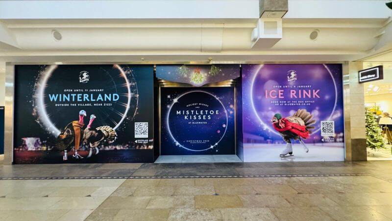 High quality vinyl and fabric retail graphic printing for retail stores