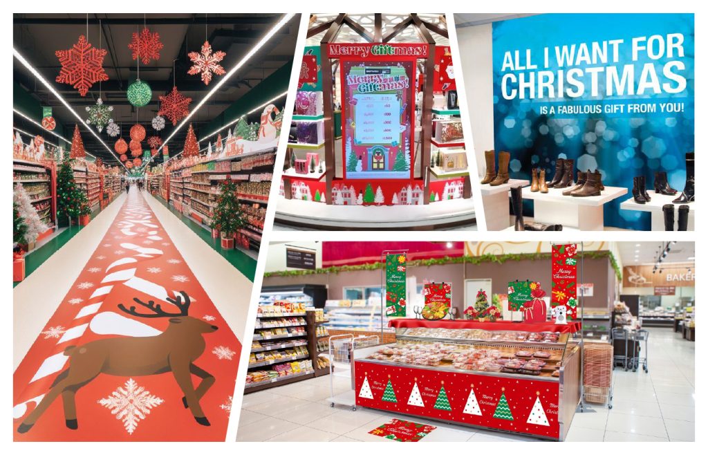How Festive Graphics Increase Retail Footfall During Christmas: Proven Visual Merchandising Strategies