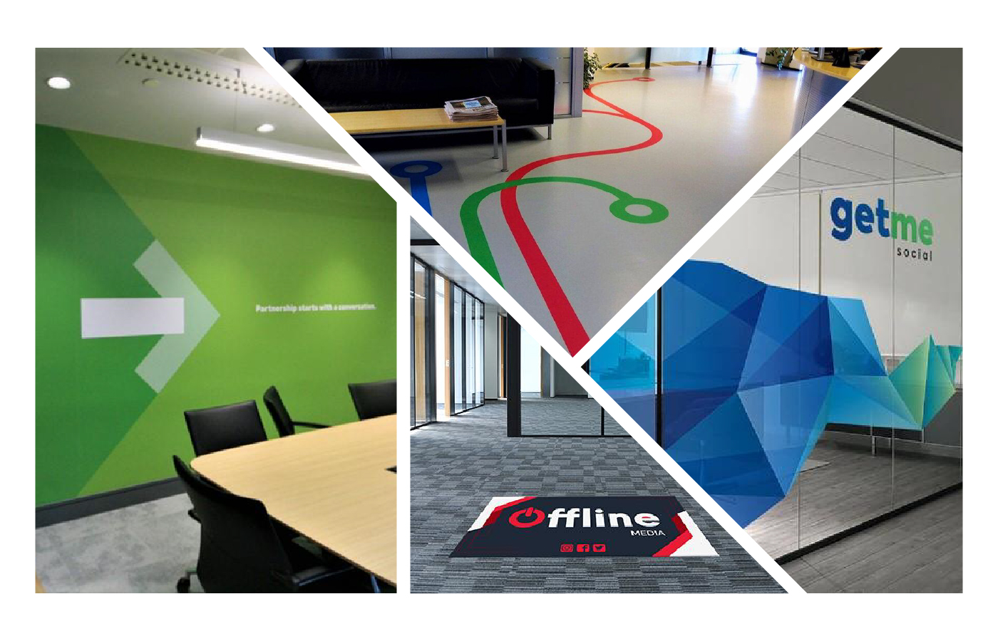 Benefits of environmental graphic designs in modern workspaces with office wall graphics and workplace branding