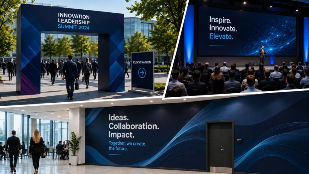 Temporary Event Graphics vs Permanent Signage: Which Is Right for Your Business?