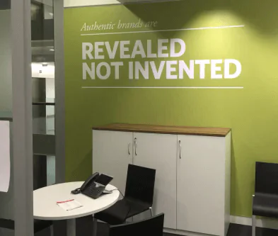 Wall graphics printing service