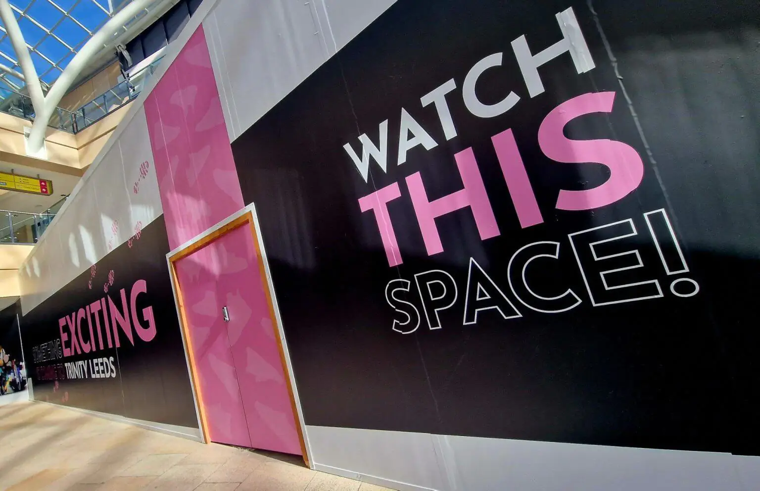 Hoarding site branding