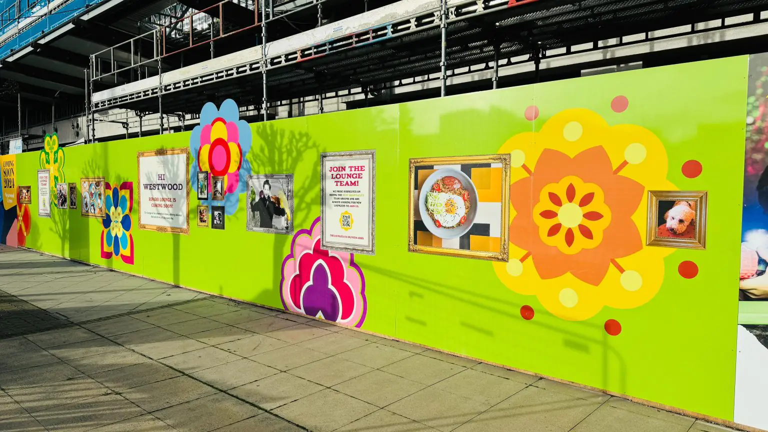 Outdoor hoarding designs