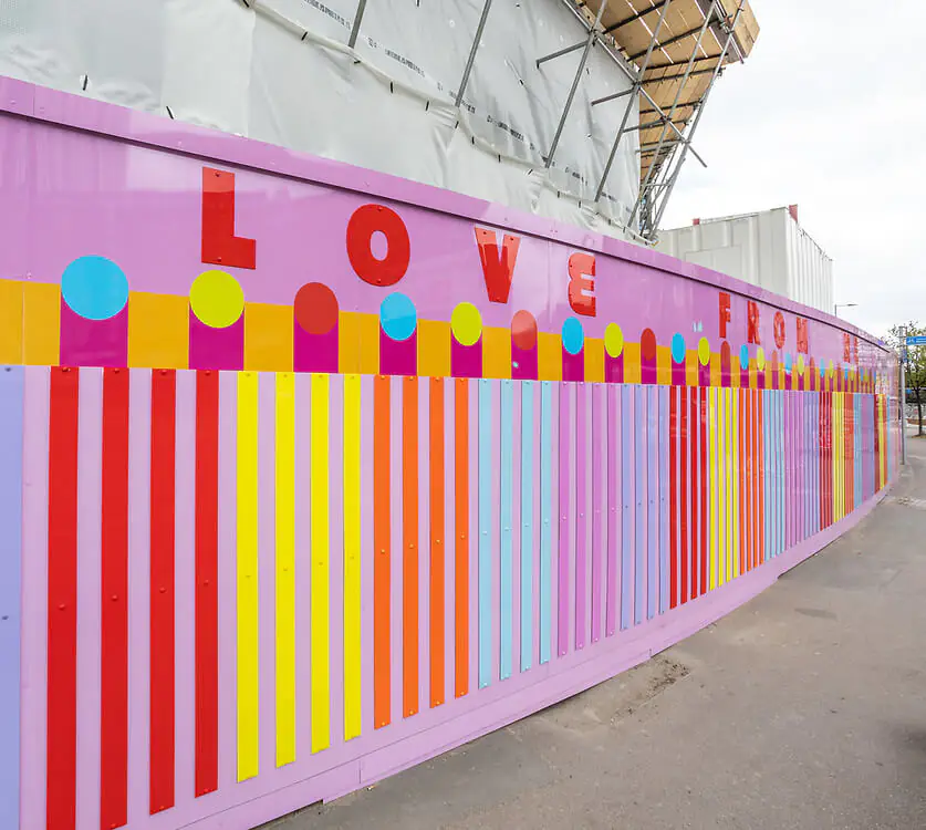 Hoarding wrap printing
