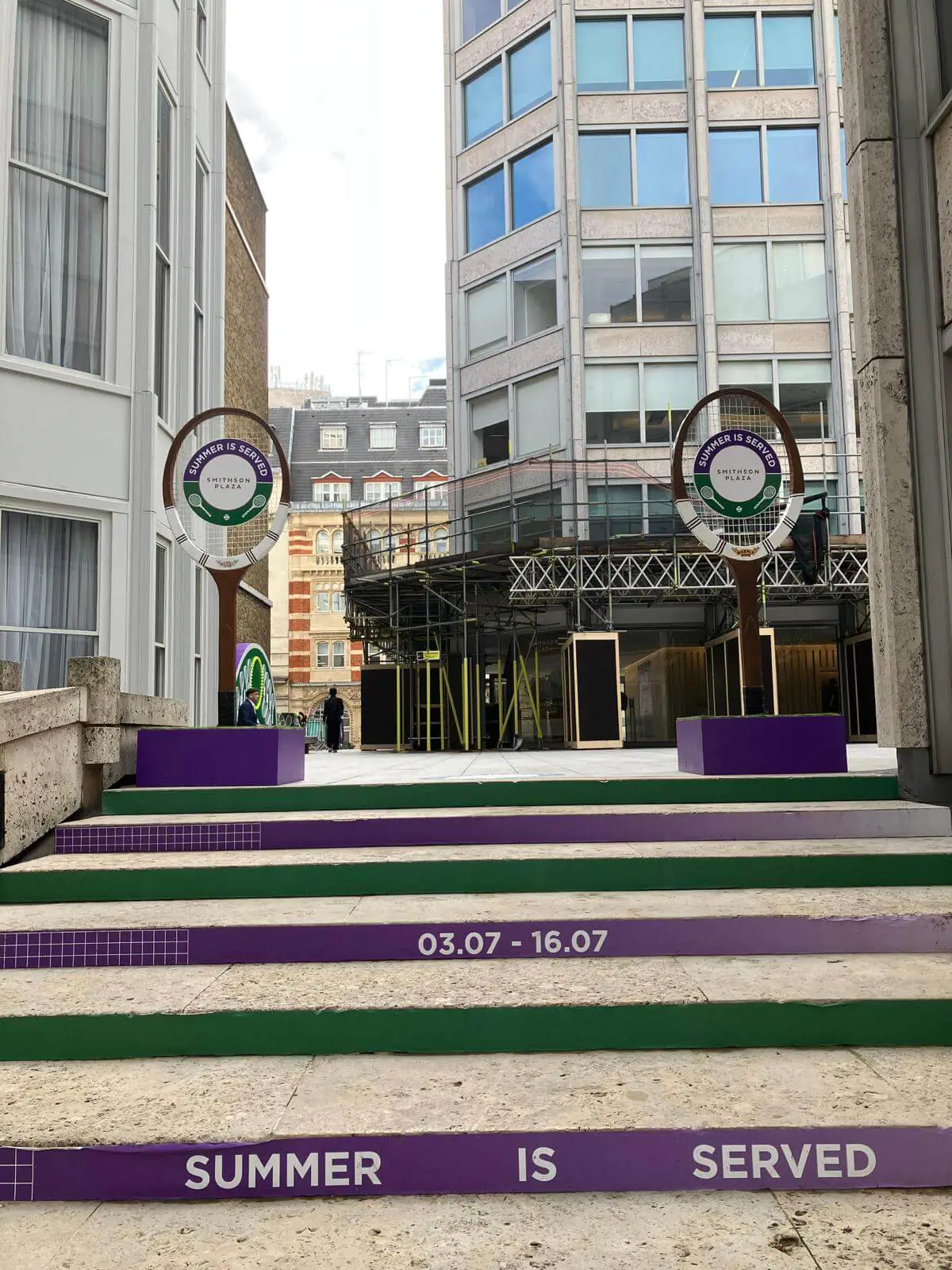 Promotional floor graphics