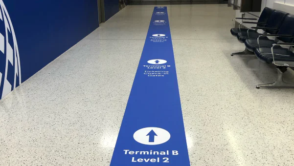 Durable floor graphics