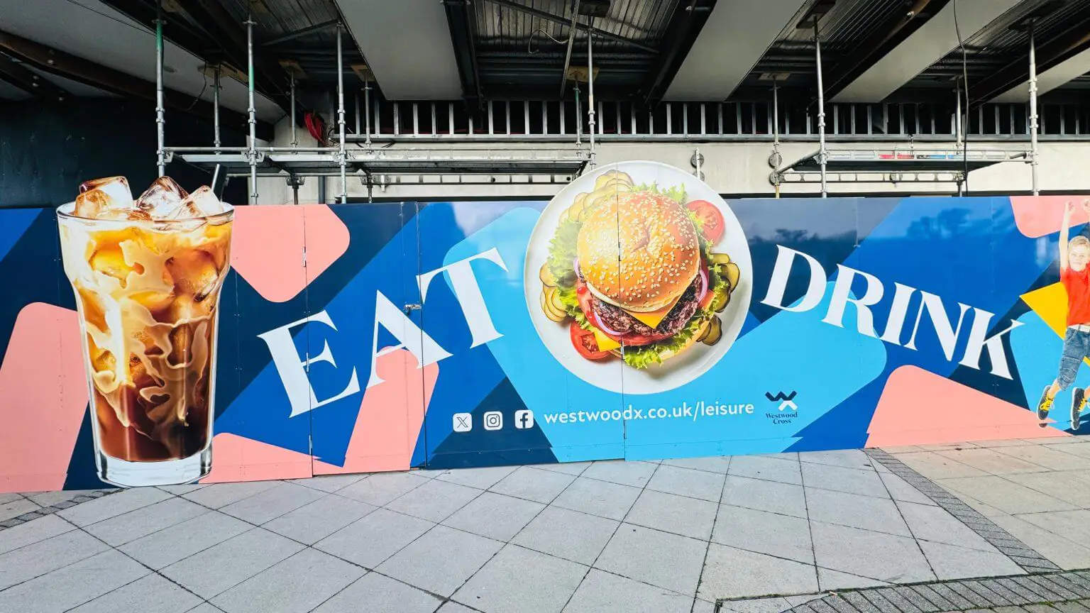 Hoarding advertising signs