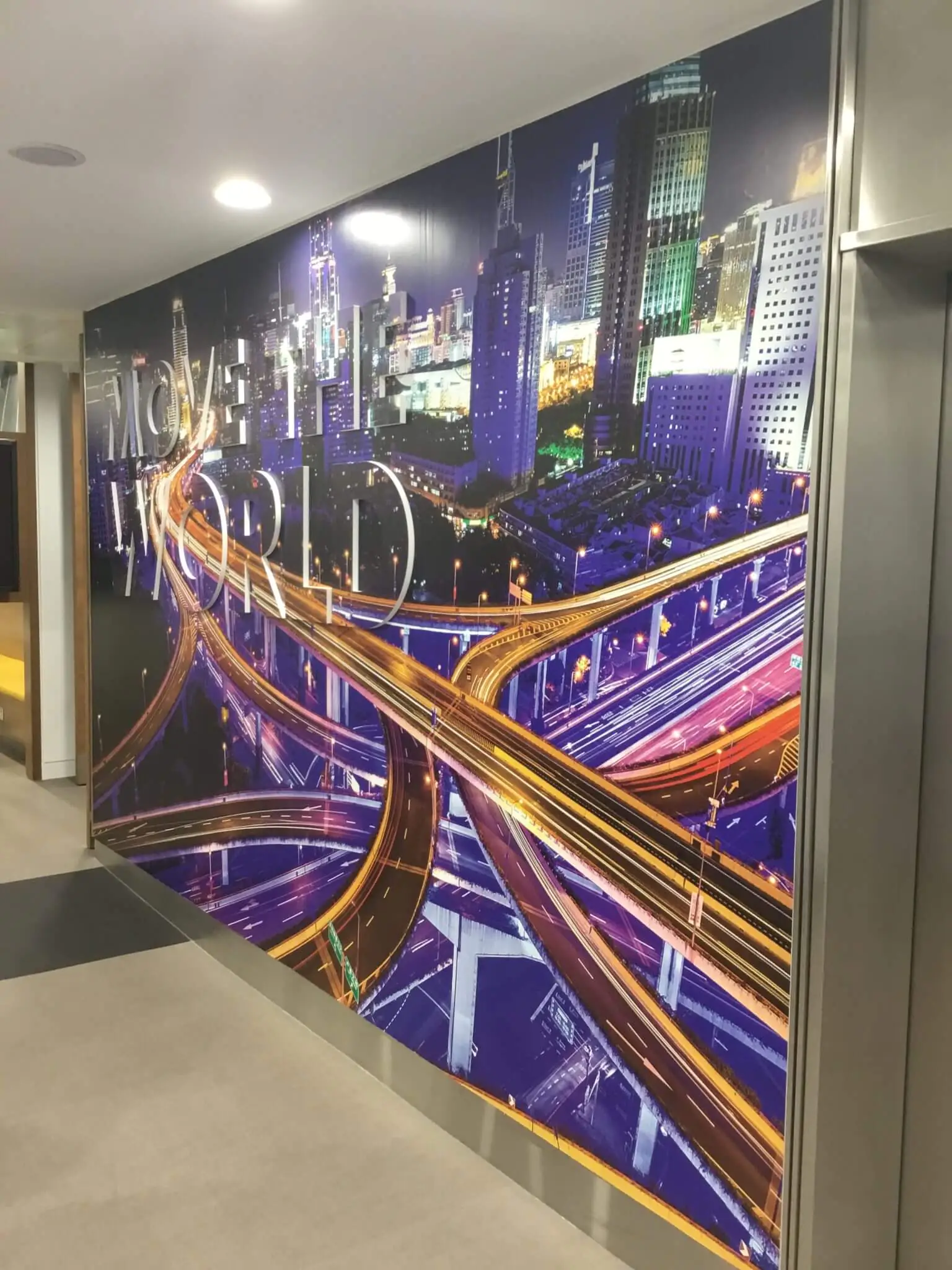 Wall graphics printing