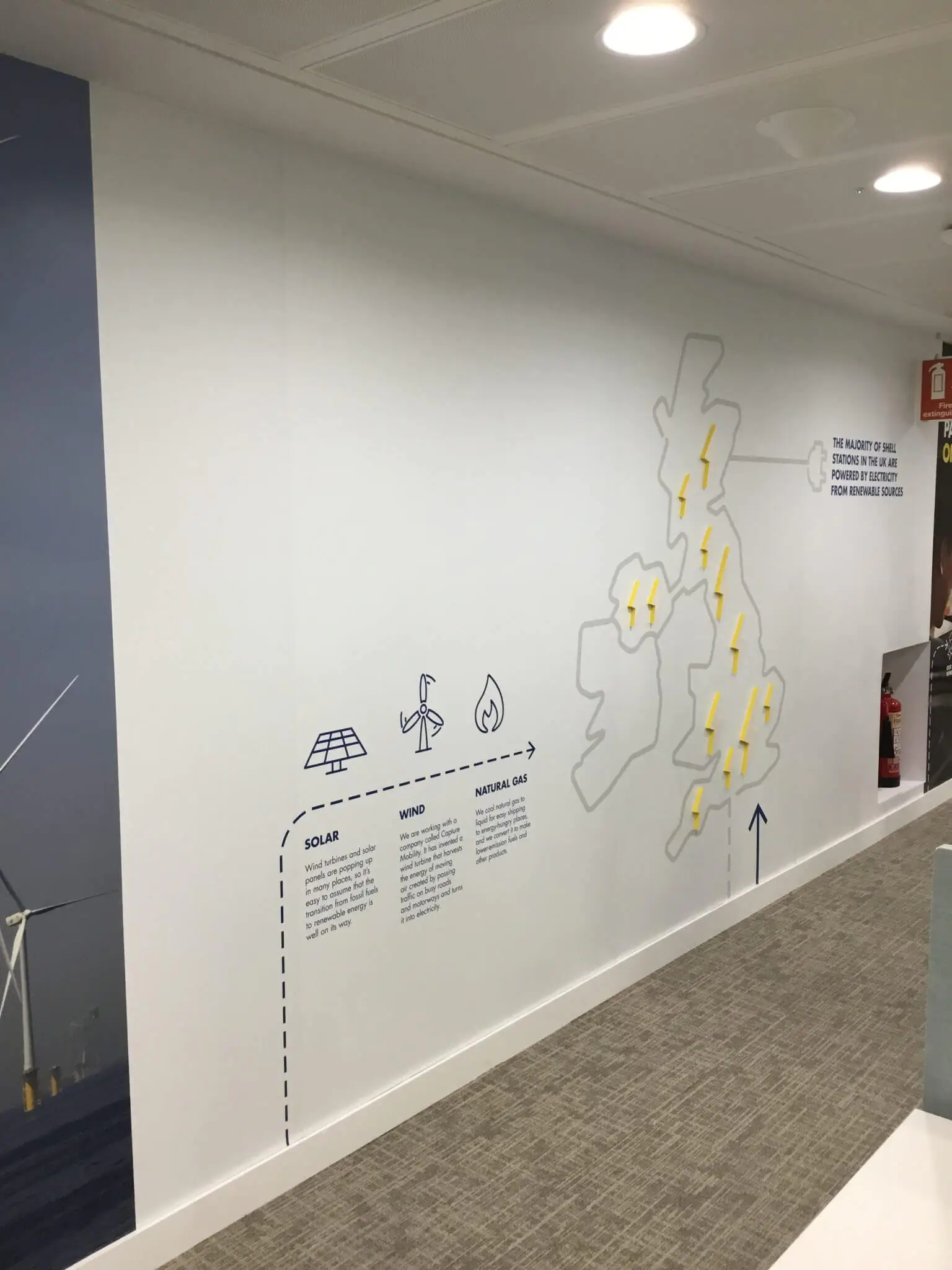 Vibrant printed wall graphics