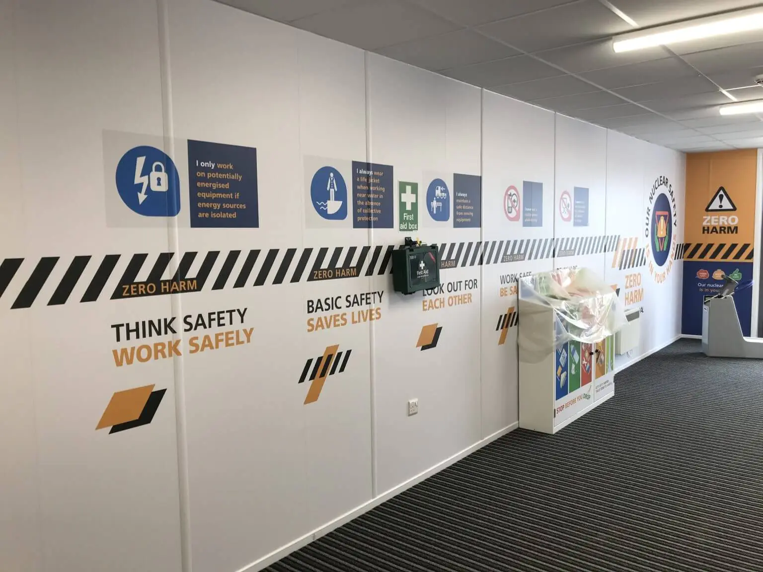 Creative wall graphics decals