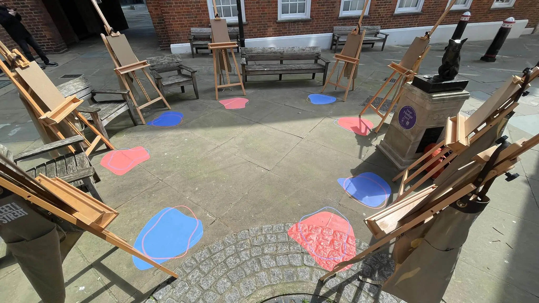 Office floor graphics