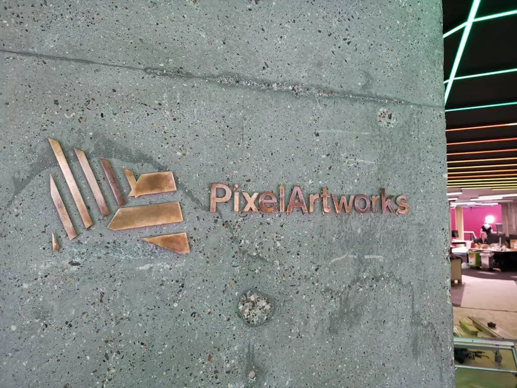 3D lettering signage