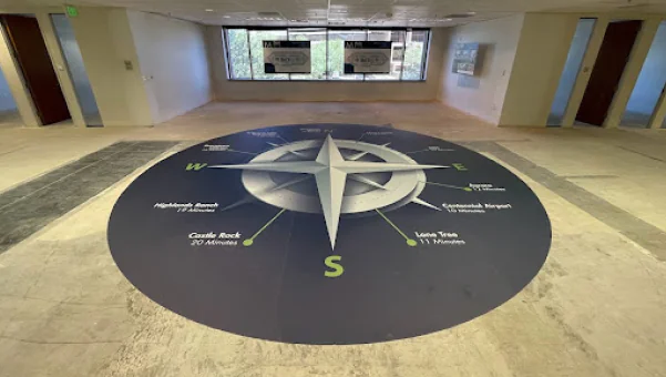 3D floor graphics design