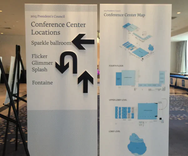 Informational signage