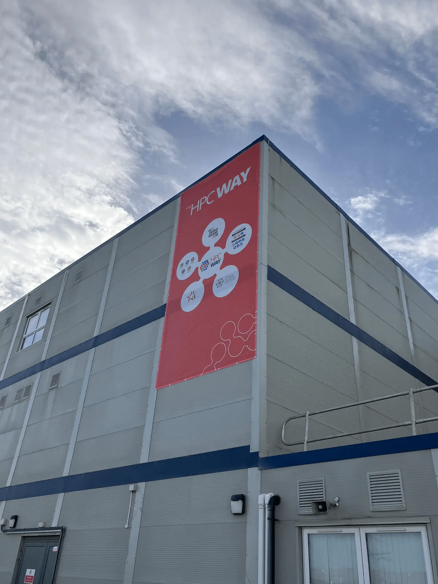 Printed marketing banners