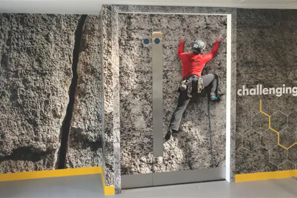 Hoarding graphic installation