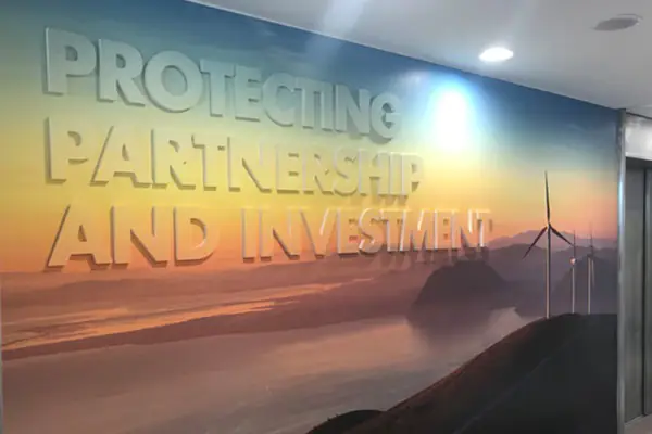 Hoarding promotional banners